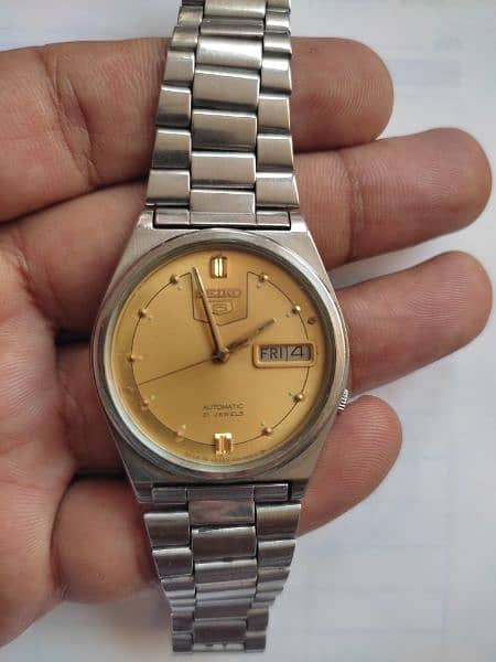 original Seiko 5 automatic (with warranty card) in lush  condition 1