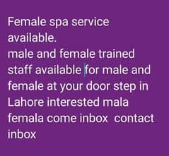 beauty and spa service available