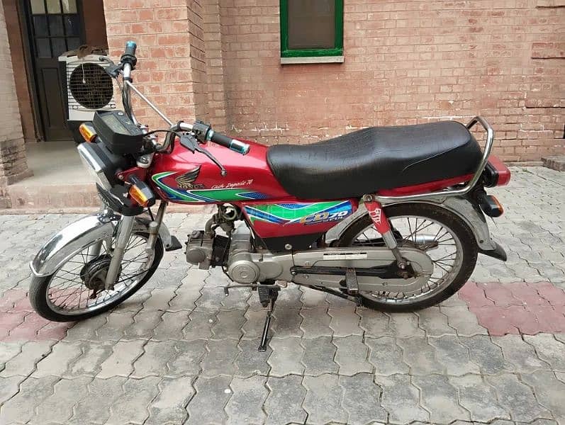 Honda CD 70 Jenone 2018 Model All Doucoments Completed Clean Condition 2