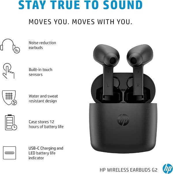 HP Wireless Earbuds G2 0