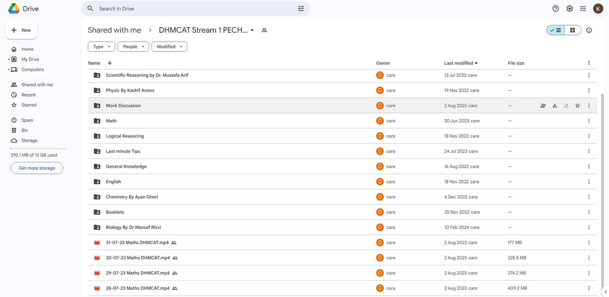 Heuser Mdcat Stream 1 session(all Rec lecs) 1