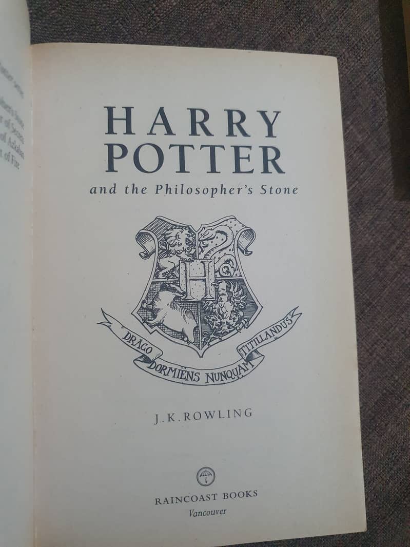 Harry Potter 3 original books set hard core paper 10/10 7