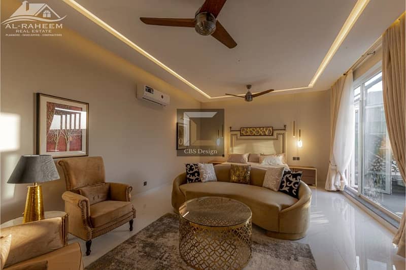 2 KANAL FACING PARK FULLY FURNISHED BUNGALOW WITH SWIMMING POOL AND HOME THEATRE FOR SALE IN PHASE 6. 34