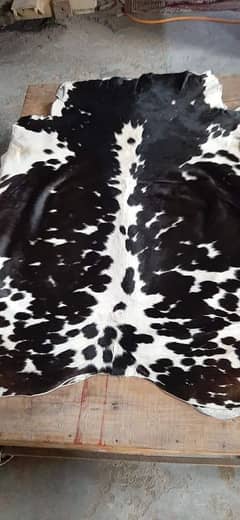 NEW LARGE 100% COWHIDE LEATHER RUGS TRICOLOR COW HIDE SKIN CARPET