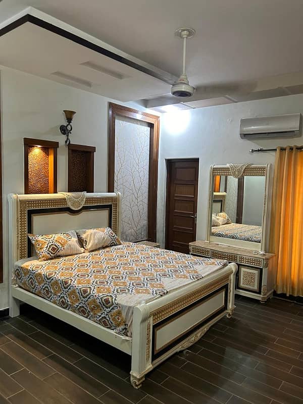 10 Marla Luxury Furnished House For Rent in Gulmohar Block Bahria Town Lahore 0