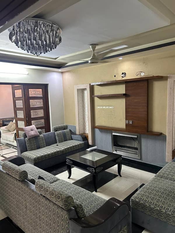 10 Marla Luxury Furnished House For Rent in Gulmohar Block Bahria Town Lahore 1