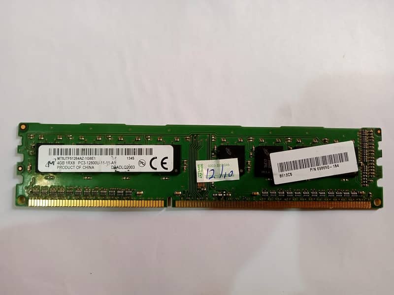 4GB 1Rx8 PC3L-12800U-11-13-A1 0