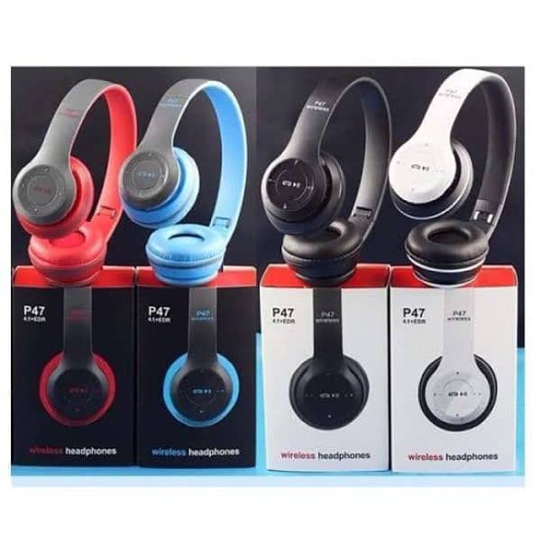 P47 Wireless Bluetooth Stereo Headphones 1