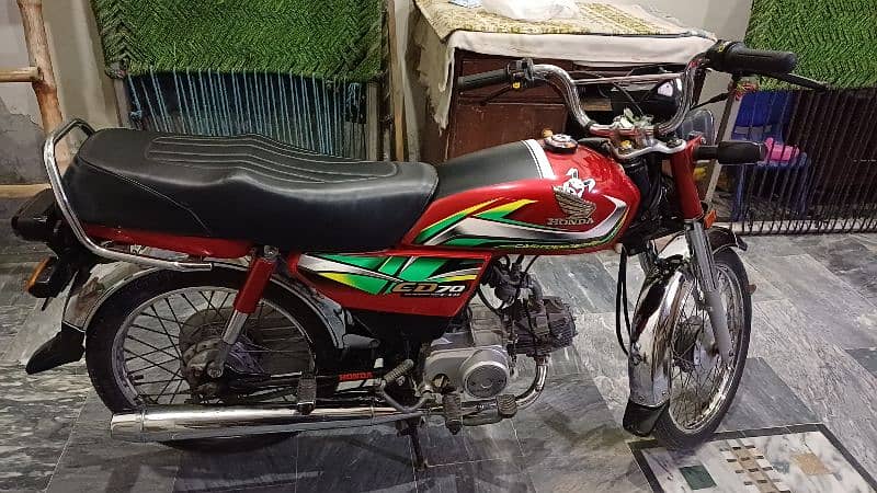 Honda CD 70 2022 model condition okay 10