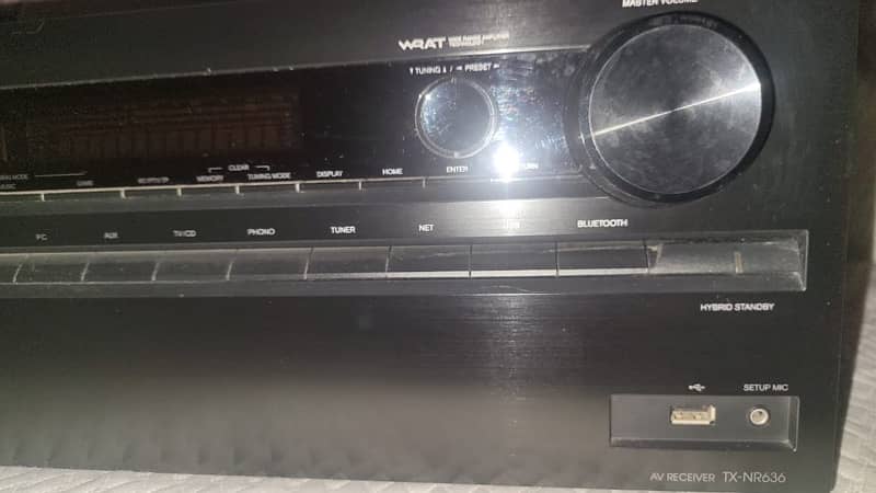 Onkyo TX-NR636 7.2 AV Receiver Like Denon Yamaha Marantz Pioneer Sony 1