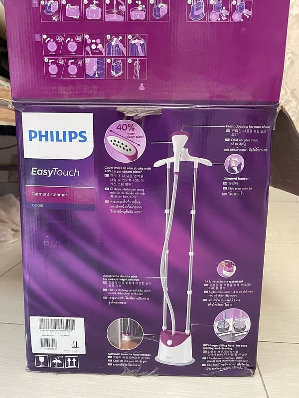 Phillips Easytouch Garment Steamer GC486 1