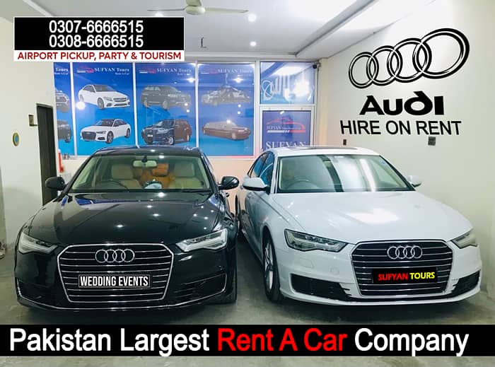 RENT A CAR Audi A6 | Limo | V8 Land Cruise | Car Rental Wedding Car 1