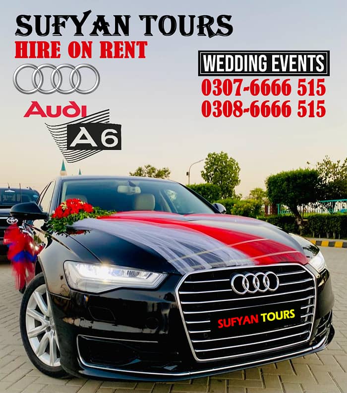 RENT A CAR Audi A6 | Limo | V8 Land Cruise | Car Rental Wedding Car 4