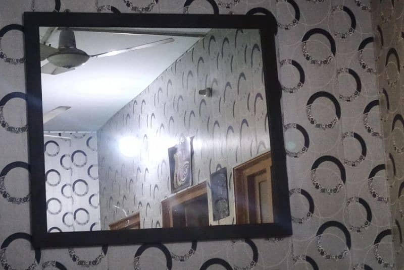 Mirror with wooden Frame for Decoration or other uses available 0