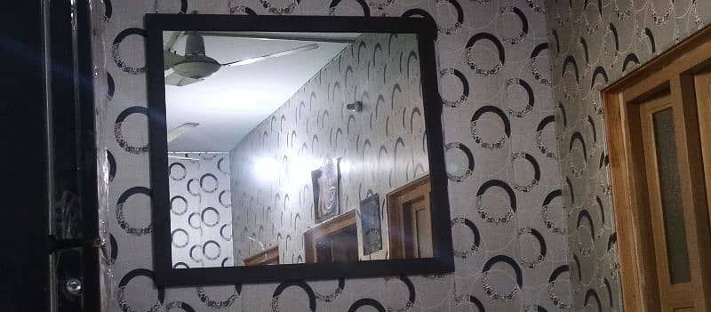 Mirror with wooden Frame for Decoration or other uses available 1