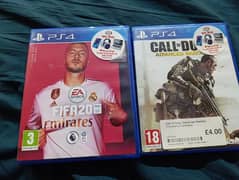 Fifa20 & Call of Duty Advanced Warfare PS4