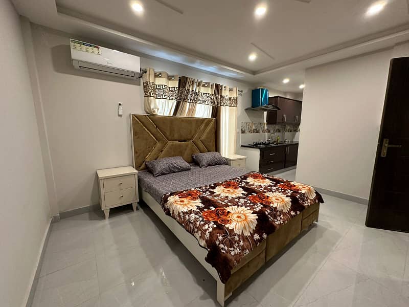 Studio Fully Furnished Apartment Is Available For Rent In Sector D Bahria Town Lahore 9