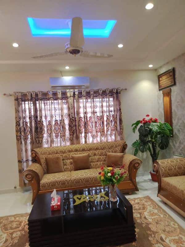 10 Marla Fully Furnished Lower Portion Is Available For Rent In Janiper Block Bahria Town Lahore 1