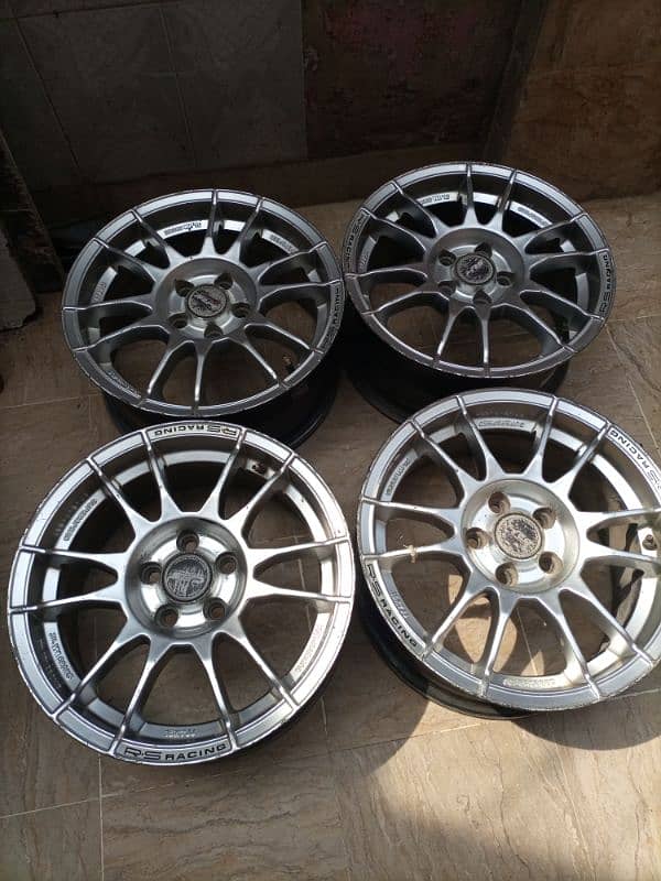 15 inch 7jj alloy rims 5 nuts 1