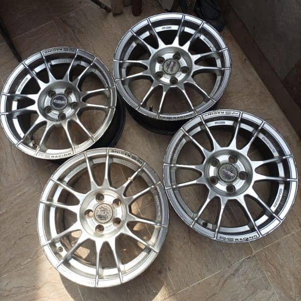 15 inch 7jj alloy rims 5 nuts 5