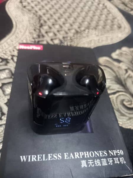 Neepho wireless Earphone with brust base 24 hours ear  charging 6