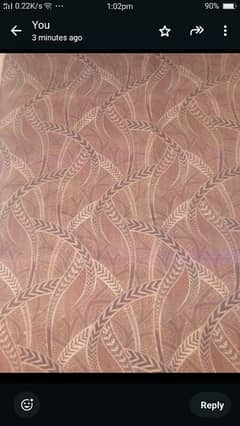 in good condition  synthetic carpet. 0