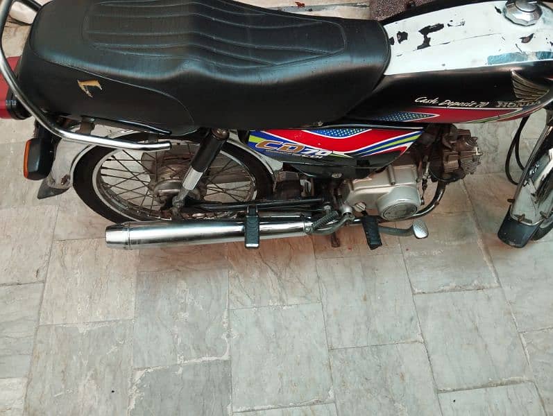 Honda CD-70 Black Colour for Sale Urgently 2