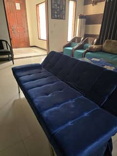 sofa cum bed, molty foam original. . 0