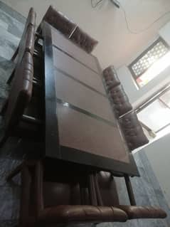 conference table with ten beautiful chairs