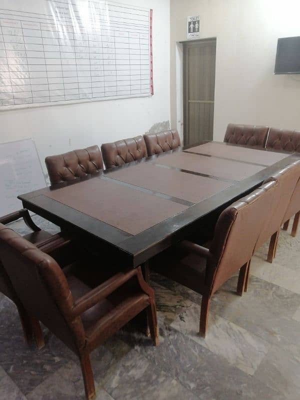 conference table with ten beautiful chairs 2