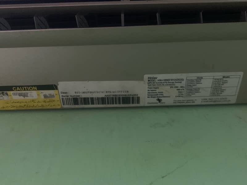 Haier 1.5 Ton inverter ac 1