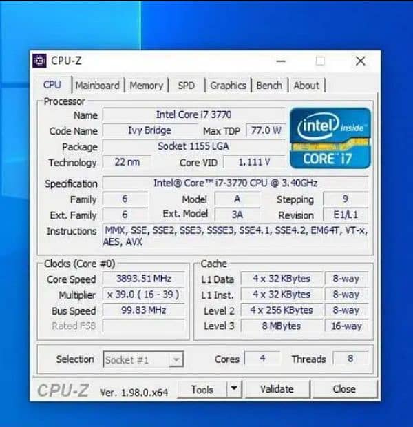 I7 3770 CPU 1