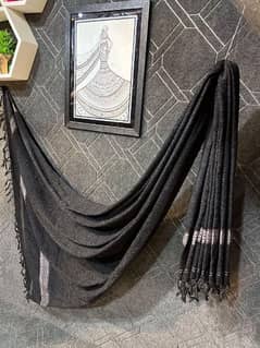 1 Pc Man's Velvet Woolen Plain Shawl