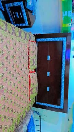 king bed with two side table for sale