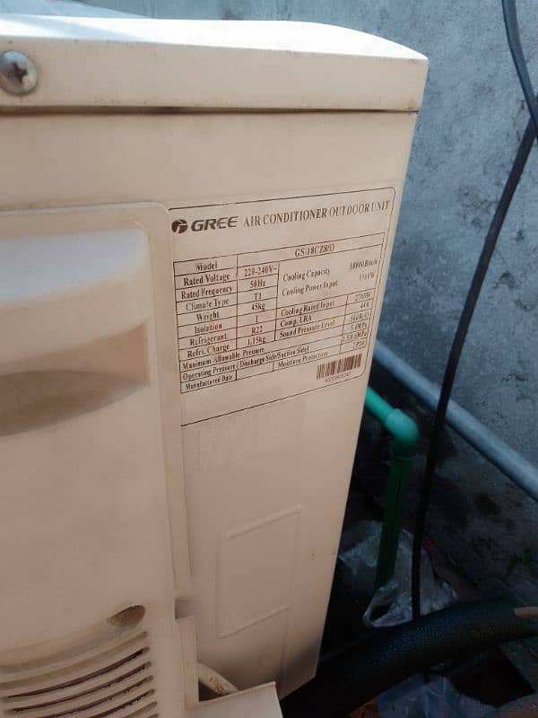 Gree AC 1.5 Ton 100% original All ok urgent sale 3