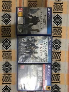 selling used 3 ps4 games.