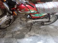 Honda CD 70 2022 model just like new in lush condition