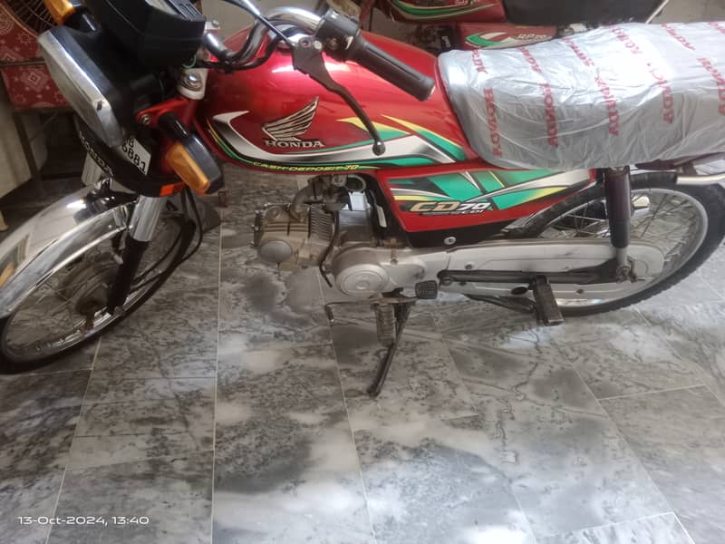 Honda CD 70 2022 model just like new in lush condition 0