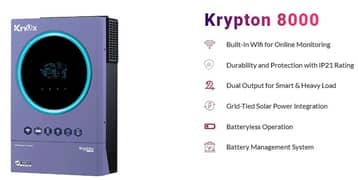 Knox Krypton 8000 Infini V4 6kW Hybrid Solar Inverter