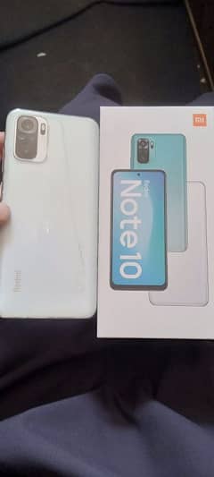 Redmi Note 10 Complete box 4/128 lush condition PUBG lover