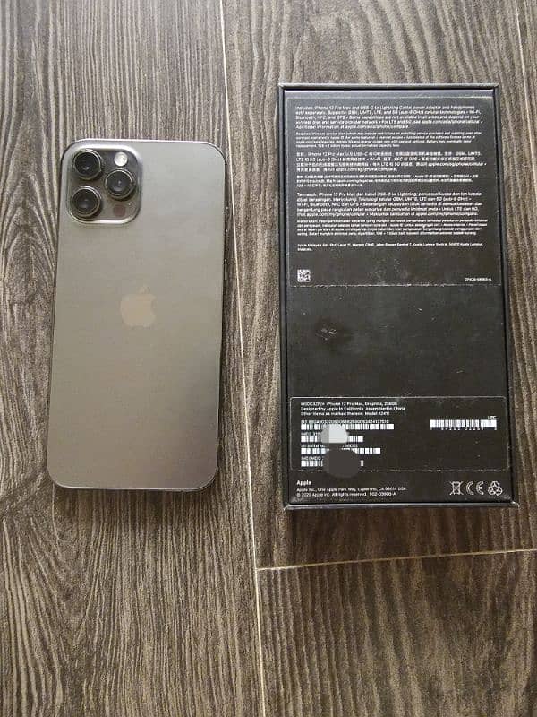 Iphone 12 pro max 256gb ZPA PTA approved 1