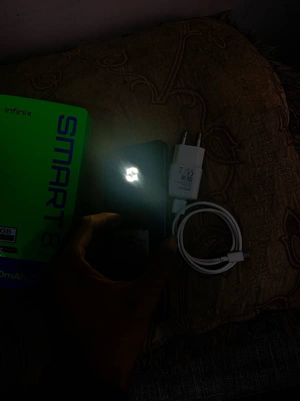 infinix smart 8puls complete box charger 8/64GB 8