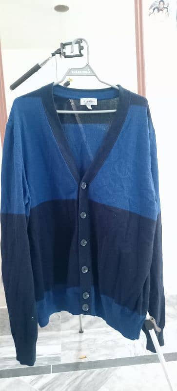 Express color block blue navy cardigan. 6