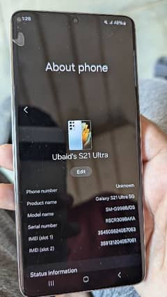 Samsung Galaxy S21 ultra 12/128GB