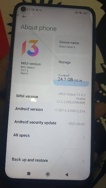 Redmi Note 9 official PTA Approved 10/10 condition 17