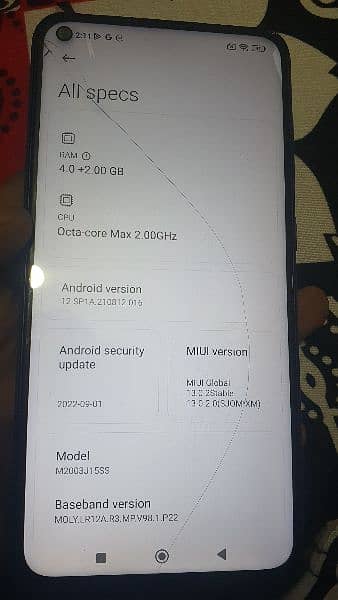 Redmi Note 9 official PTA Approved 10/10 condition 18