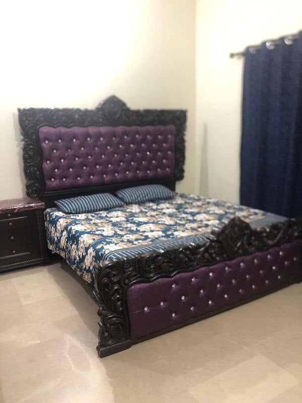 King Size Luxury Bed Set For Sale Without Mattress 1