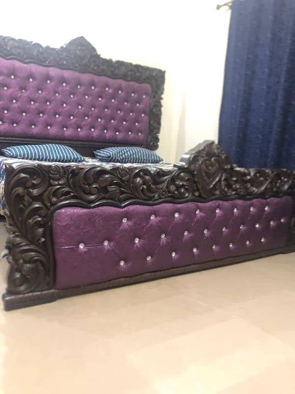 King Size Luxury Bed Set For Sale Without Mattress 7