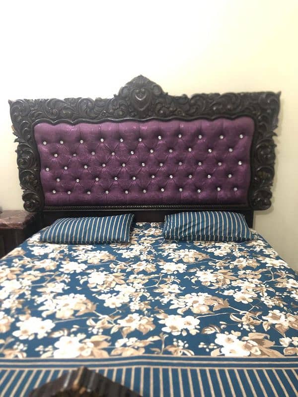 King Size Luxury Bed Set For Sale Without Mattress 12