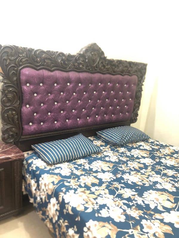 King Size Luxury Bed Set For Sale Without Mattress 14